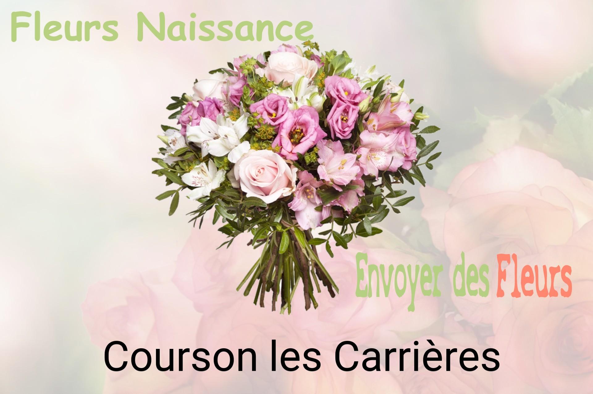Bouquet de fleurs de naissance livré à Courson-les-Carrières